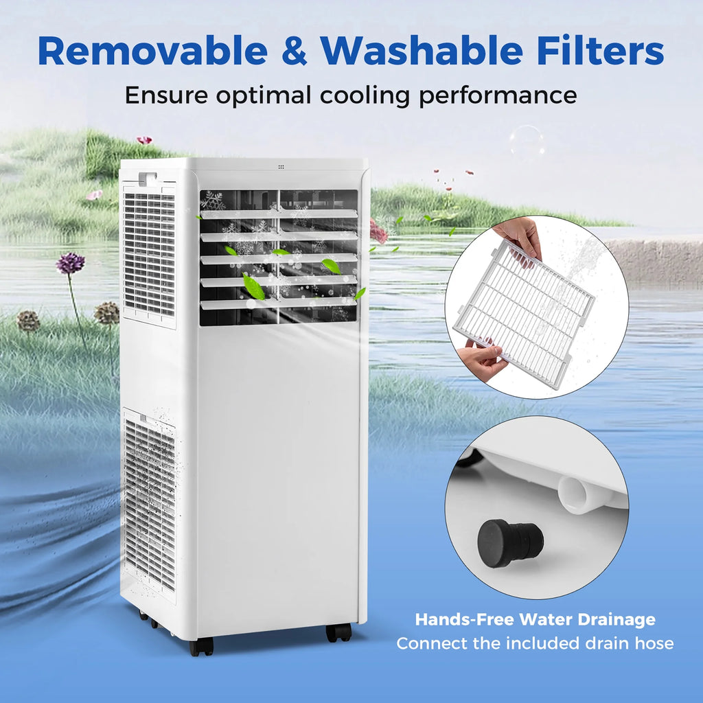 Gymax 8000 BTU portable air conditioner air cooler portable ac portable ac unit floor air conditioner