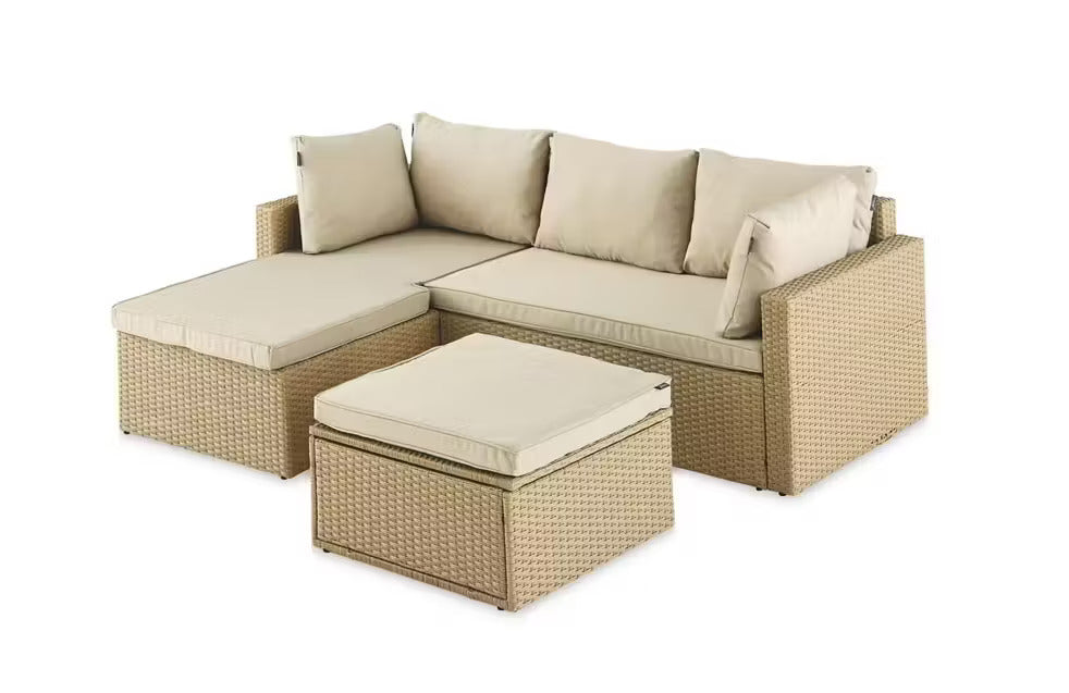 BELAVI Rattan Garden Sofa inc 3 YearWarranty