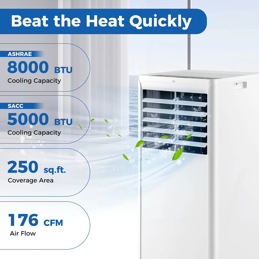 Gymax 8000 BTU portable air conditioner air cooler portable ac portable ac unit floor air conditioner