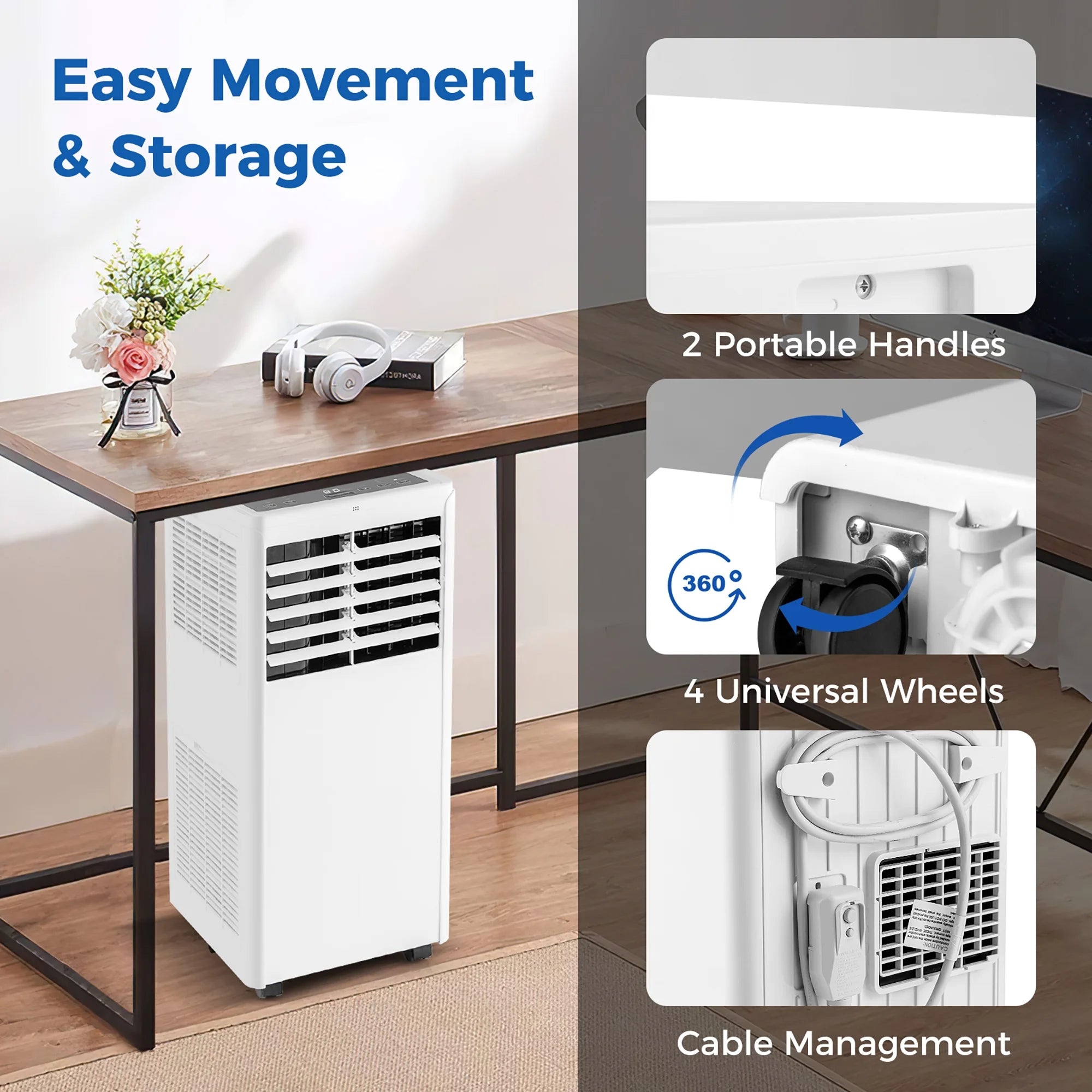 Gymax 8000 BTU portable air conditioner air cooler portable ac portable ac unit floor air conditioner