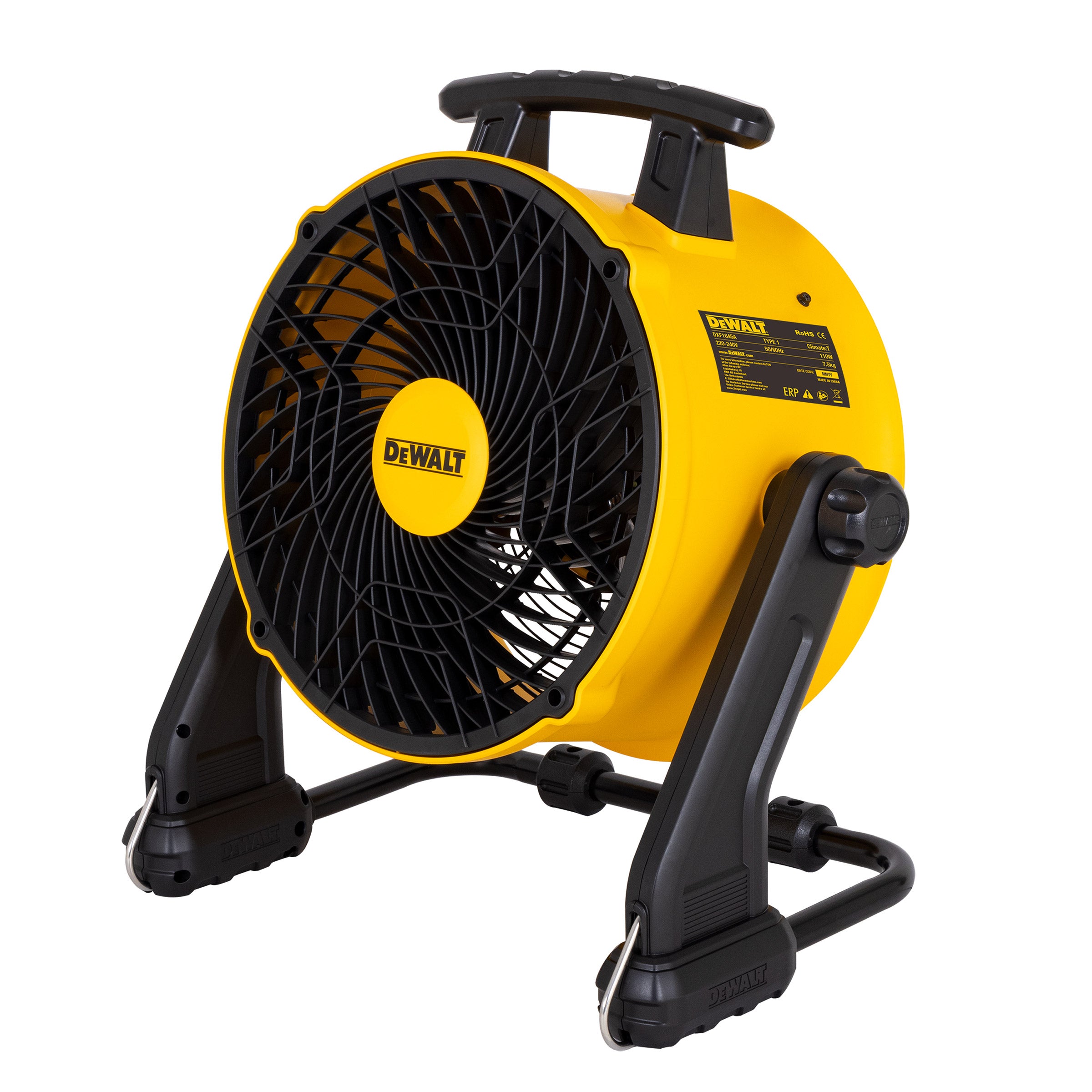 DeWalt 16' 3-Speed Benchtop and Hanging Drum Fan