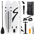 Arlopu 10' Inflatable Stand up Paddle Board SUP Surfboard with Aluminum Paddle for Adults, 6'' Thick