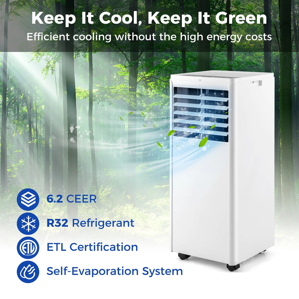 Gymax 8000 BTU portable air conditioner air cooler portable ac portable ac unit floor air conditioner